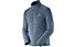 Salomon Discovery FZ Midlayer giacca, Bleu Gris