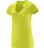 Salomon Elevate T-shirt running donna, Yellow