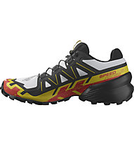Salomon Speedcross 6– Trailrunning Schuhe – Herren , White/Black/Yellow