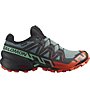 Salomon Speedcross 6 GTX M - scarpe trail running - uomo, Black/Green/Orange