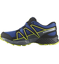 Salomon Speedcross Climasalomon™ Waterproof - scarpe trail running - ragazzi, Blue/Yellow