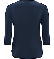 Schneider Leonora 3/4 W - maglia maniche lunghe - donna, Dark Blue