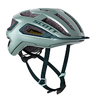 Scott Arx Plus - casco bici, Light Blue/Green
