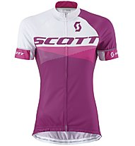 Scott RC Pro S/SL Women`s Shirt, White/Berry Purple