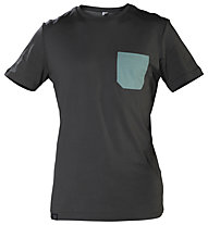 Snap Monochrome Pocket - T-Shirt - Herren, Black