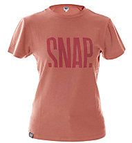 Snap Technical Merino - T-Shirt - donna, Orange