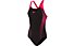 Speedo Hexagonal Laneback Swimsuit - Badeanzug - Damen, Black/Red