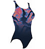 Speedo Placement Digital Powerback W - costume intero - donna, Blue/Pink