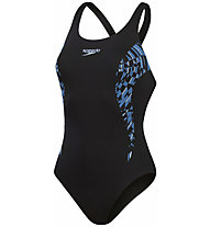 Speedo Placement Muscleback W - costume intero - donna, Black