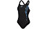 Speedo Placement Muscleback W - costume intero - donna, Black