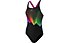 Speedo Printed Medalist Swimsuit - Badeanzug - Damen, Black/Multicolor