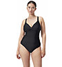 Speedo Shaping Cross Knot W - Badeanzug - Damen, Black