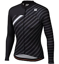 Sportful Bodyfit Team Winter - maglia bici - uomo, Black/Grey