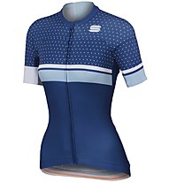 Sportful Diva - maglia bici - donna, Light Blue/White