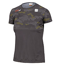 Sportful Doro Cardio - Runningshirt - Damen, Dark Grey/Yellow