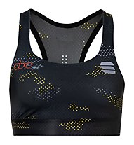 Sportful Doro Cardio - reggiseno sportivo ad alto sostegno - donna, Dark Grey/Yellow