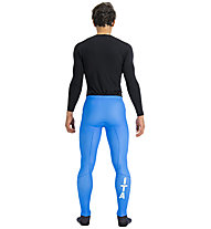 Sportful Italia Race Tight - pantaloni sci da fondo - uomo, Light Blue/White