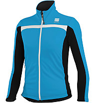 Sportful Softshell - giacca softshell sci di fondo - bambino, Blue/Black