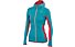 Sportful Rythmo - giacca sci di fondo - donna, Light Blue/Red