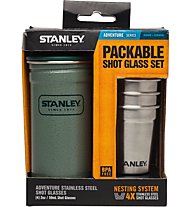 Stanley Adventure Shot Glass  4 x 59 ml Becher-SET, Metal/Green