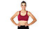 Super.Natural W Yoga Bustier - reggiseno sportivo basso sostegno - donna, Red