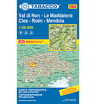 Tabacco Karte N.064 Val di Non - Le Maddalene - Cles - Roèn - Mendola - 1:25.000, 1:25.000