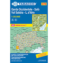 Tabacco Karte N.078 Garda Occidentale Salò Val Sabbia L.d'Idro - 1:25.000, 1:25.000