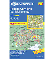 Tabacco Carta N.013 Prealpi Carniche - Val Tagliamento - 1:25.000, 1:25.000