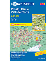 Tabacco Carta N° 026 Prealpi Giulie, Valli del Torre (1:25.000), 1:25.000