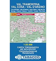 Tabacco Carta N° 028 Val Tramontina-Val Cosa-Val D'Arzino (1:25.000), 1:25.000