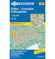Tabacco Karte N.08 Ortles-Cevedale/Ortlergebiet - 1:25.000, 1:25.000