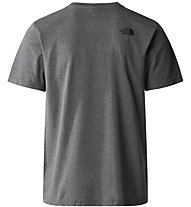 The North Face M S/S Easy - T-shirt- uomo, Dark Grey/Black