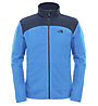 The North Face 100 Glacier Full Zip giacca in pile uomo, Bomber Blue/Cosmic Blue