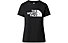 The North Face  W S/S Easy - T-Shirt - Damen, Black/White