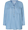 Timezone Henley - camicia a maniche lunghe - donna, Light Blue 