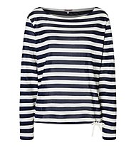 Timezone Stripe - Pullover - Damen, White/Blue 