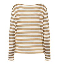 Timezone Stripe - Pullover - Damen, White/Beige