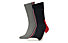Tommy Hilfiger Iconic Hidden Sock - lange Socken - Herren, Grey/Blue/Red