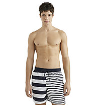 Tommy Hilfiger Medium Drawstring Print M - Badehose - Herren, White/Blue