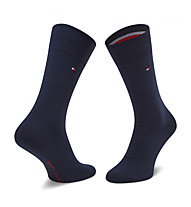 Tommy Hilfiger TH Small Stripe 2 P - Lange Socken - Herren, Red/Blue