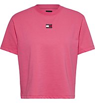 Tommy Jeans Jeans Badge W - T-Shirt - Damen, Pink