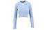Tommy Jeans BXY Crop Rib - Pullover - Damen, Light Blue