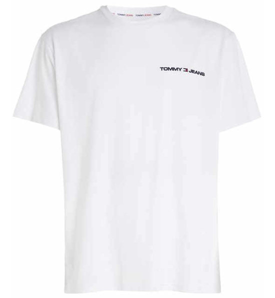 Tommy Hilfiger T-Shirt Classic Serif Linear Blu Donna Blu