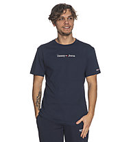 Tommy Jeans Classic Linear Logo - T-Shirt - Herren , Dark Blue