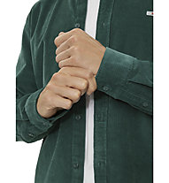 Tommy Jeans Corduroy - camicia maniche lunghe - uomo, Green