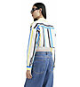 Tommy Jeans Cropped Stripe W Langarm - Hemde - Damen, Multicolor