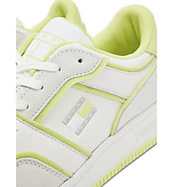 Tommy Jeans Decon Basket low cut W - Sneaker - Damen, White/Yellow