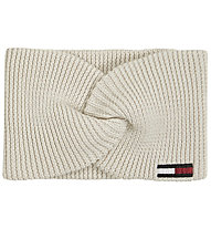 Tommy Jeans Elongated Flag - fascia paraorecchie - donna, Beige