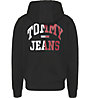 Tommy Jeans Entry Zip Thru - felpa con cappuccio - uomo, Black