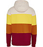 Tommy Jeans Half Zip Colorblock Hoodie - Kapuzenpullover - Herren, White/Yellow/Orange/Red
